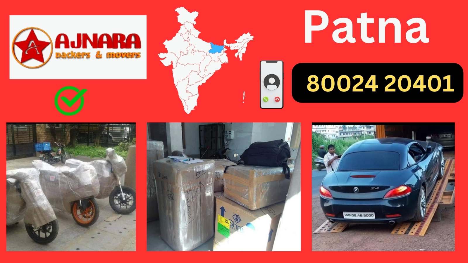 Ajnara Packers and Movers in Ptana